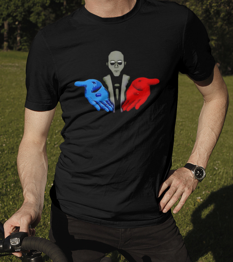 Morpheus Neo Red Pill Blue Pill 1999 Matrix T-Shirt