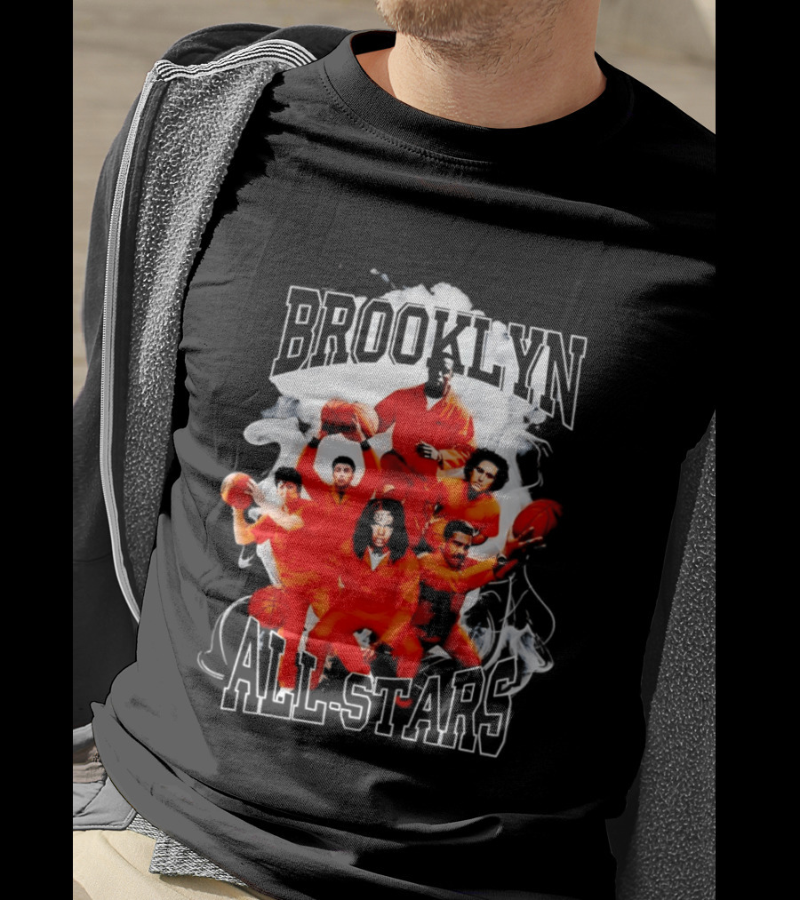Brooklyn All Stars Basketball Team Creative Smoke T-Shirt