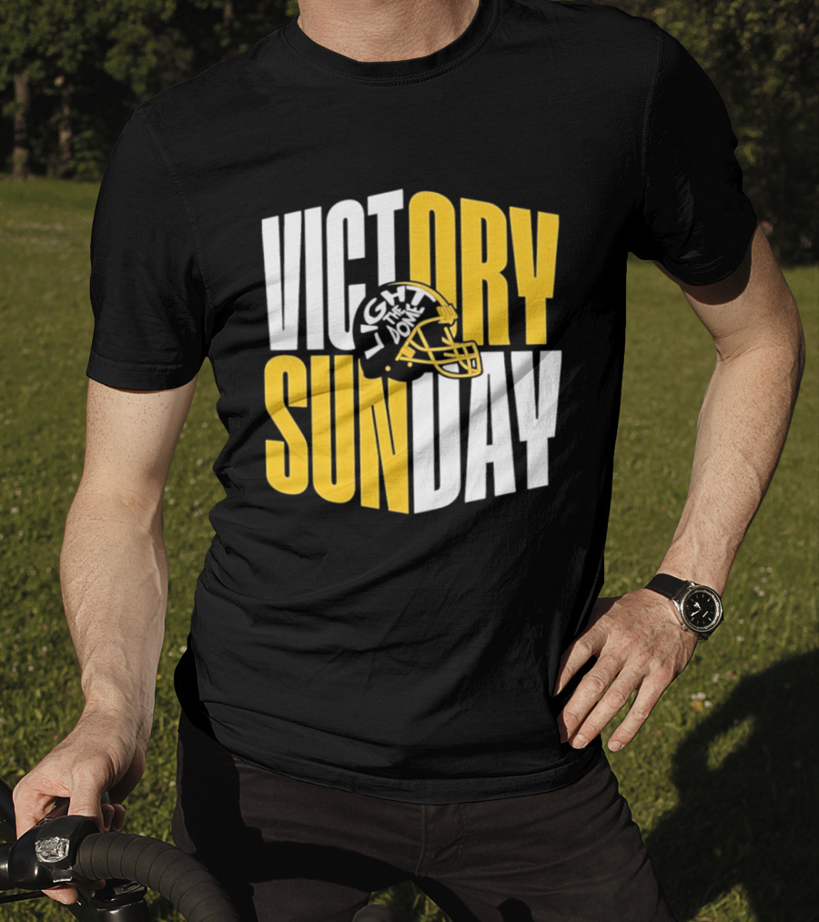 Victory Sunday Light The Dome Helmet T-Shirt