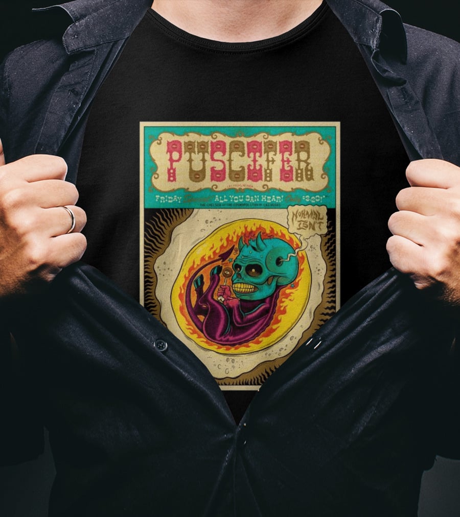 Puscifer Las Vegas March 20 2026 The Chelsea Cosmopolitan Normal Isn't Tour T-Shirt