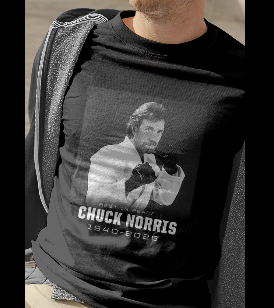 Rest In Peace Chuck Norris 1940 2026 Legend T-Shirt