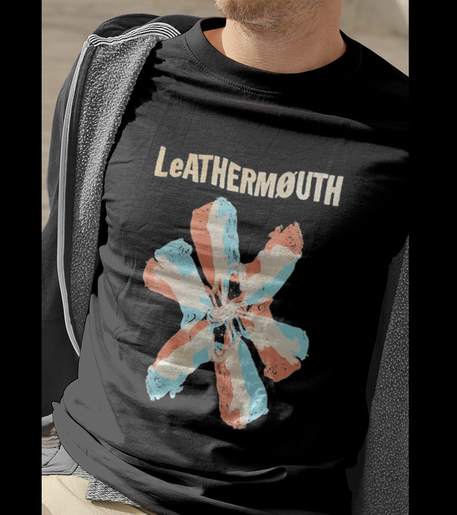 Leathermouth Psychedelic Abstract Flower T-Shirt