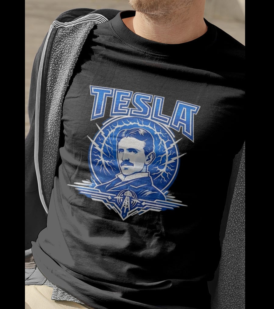 Tesla Master Of Lightning Nikola Leading Electrical Innovations T-Shirt