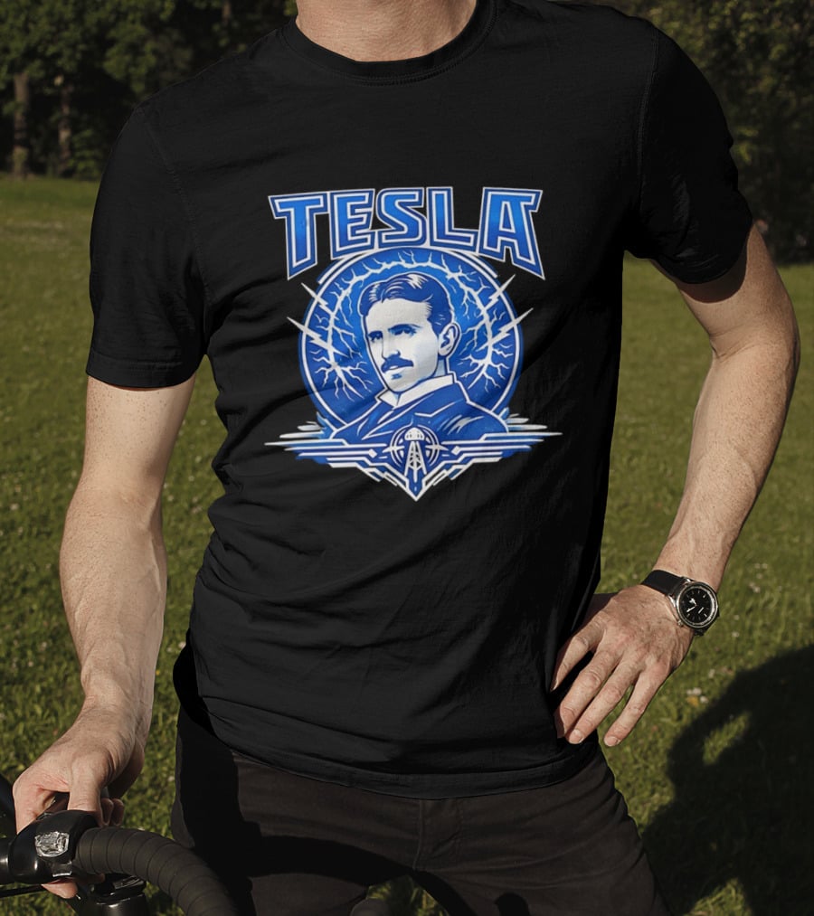 Tesla Master Of Lightning Nikola Leading Electrical Innovations T-Shirt