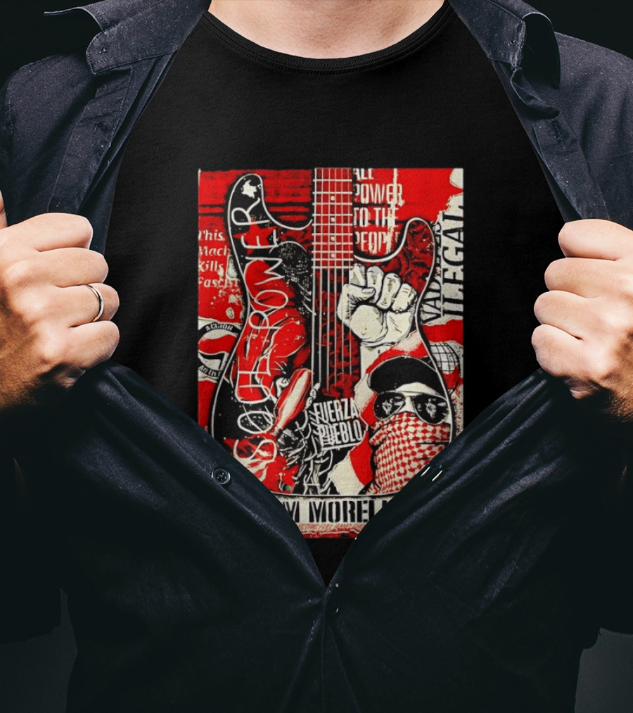 Tom Morello Soul Power Bogota Colombia March 19 21 2026 Fuerza Del Pueblo T-Shirt