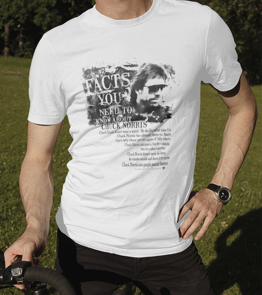 Chuck Norris Facts You Need To Know About Iconic Humor Legend T-Shirt