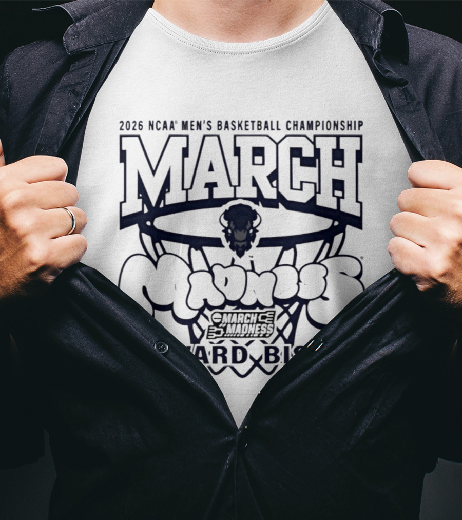 2026 NCAA Men's Basketball Championship March Madness Howard Bison T-Shirt