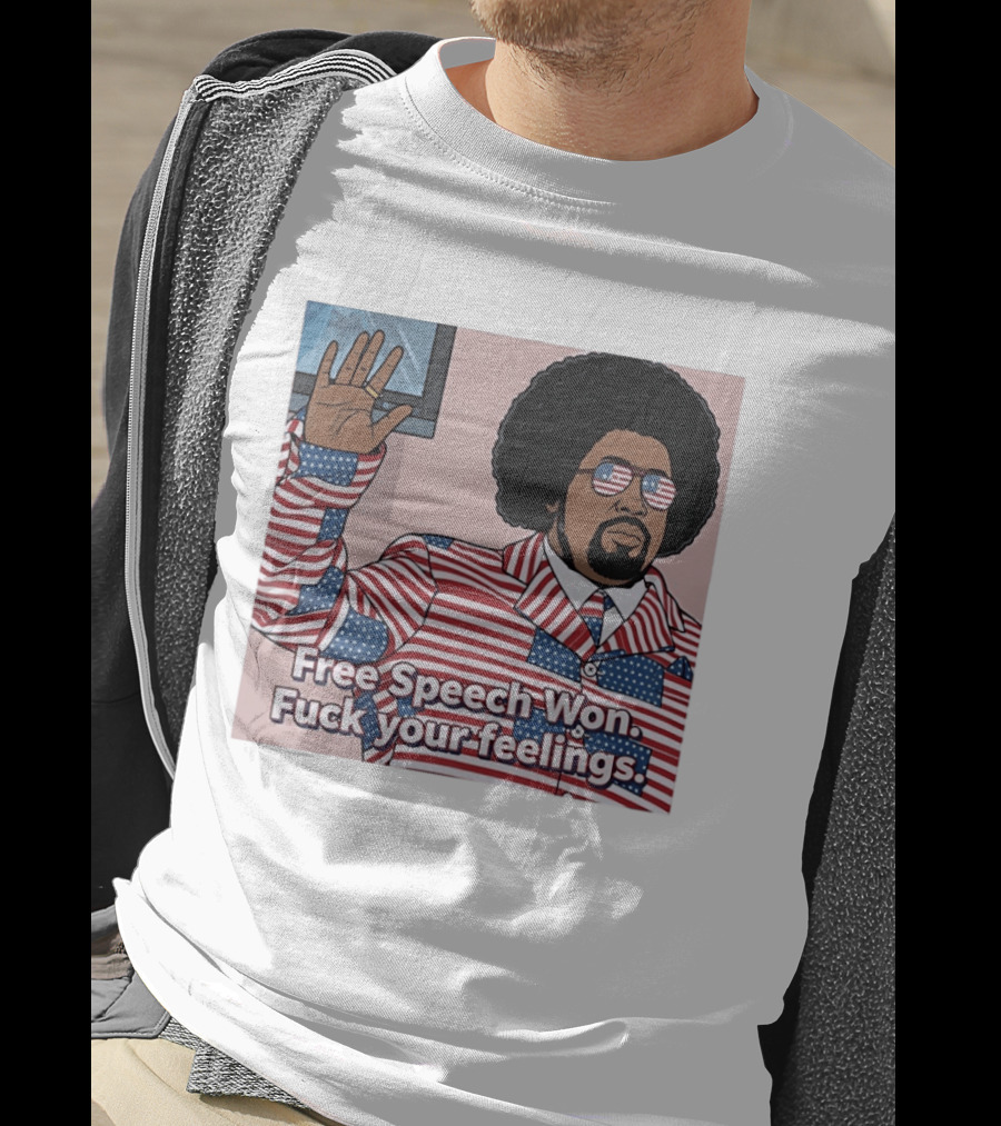 USA Flag Free Speech Won Fck Your Feelings Patriotic T-Shirt
