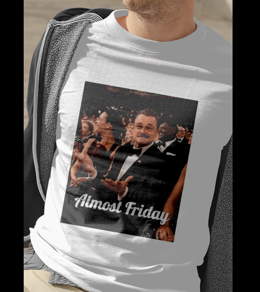 Almost Friday Leo Mustache Tuxedo Event T-Shirt