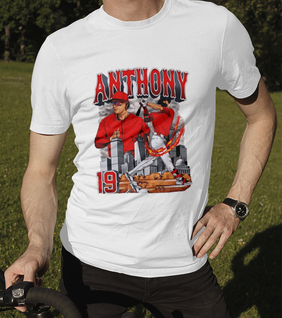 Anthony 19 Boston Red Sox 2026 City Skyline Baseball T-Shirt
