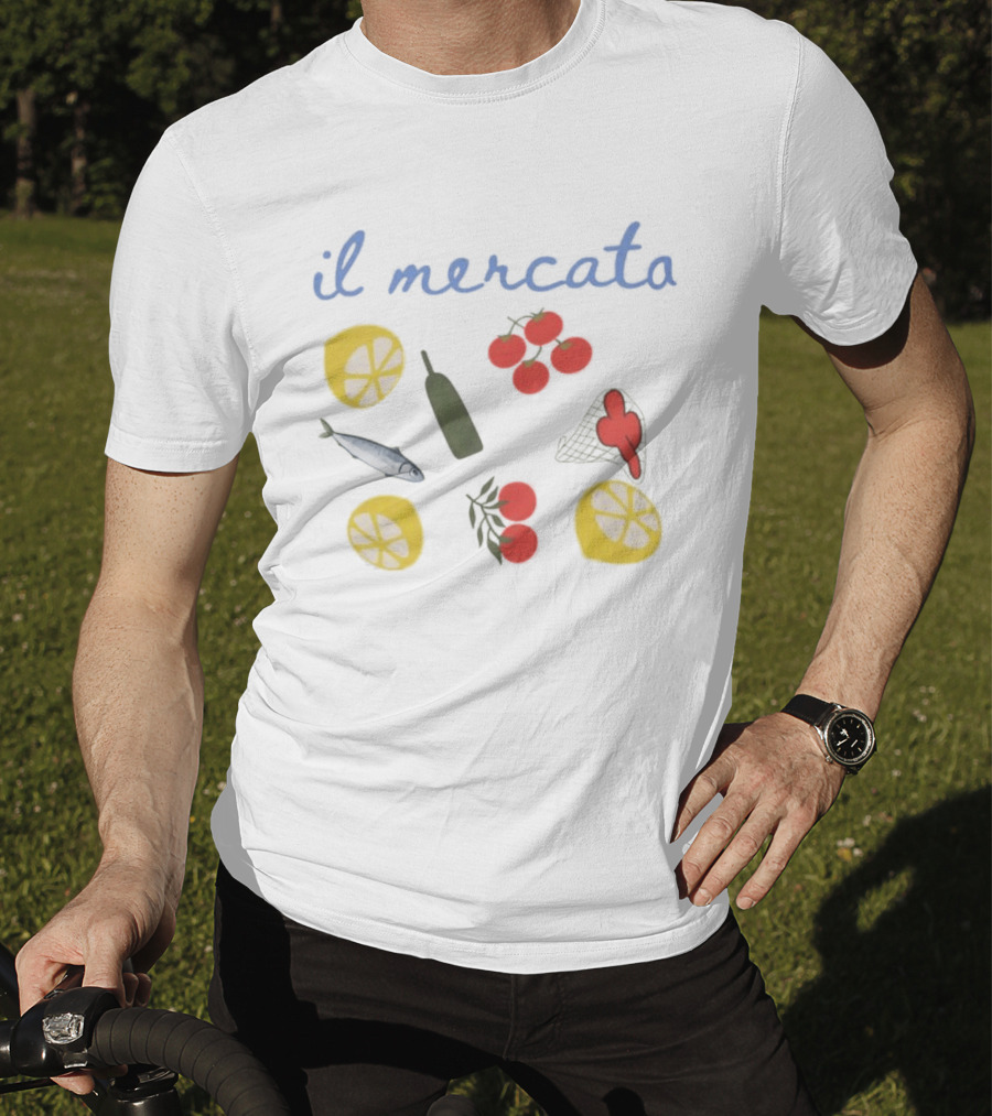 Il Mercato Summer House Amanda Batula Lemon Tomato Fish T-Shirt