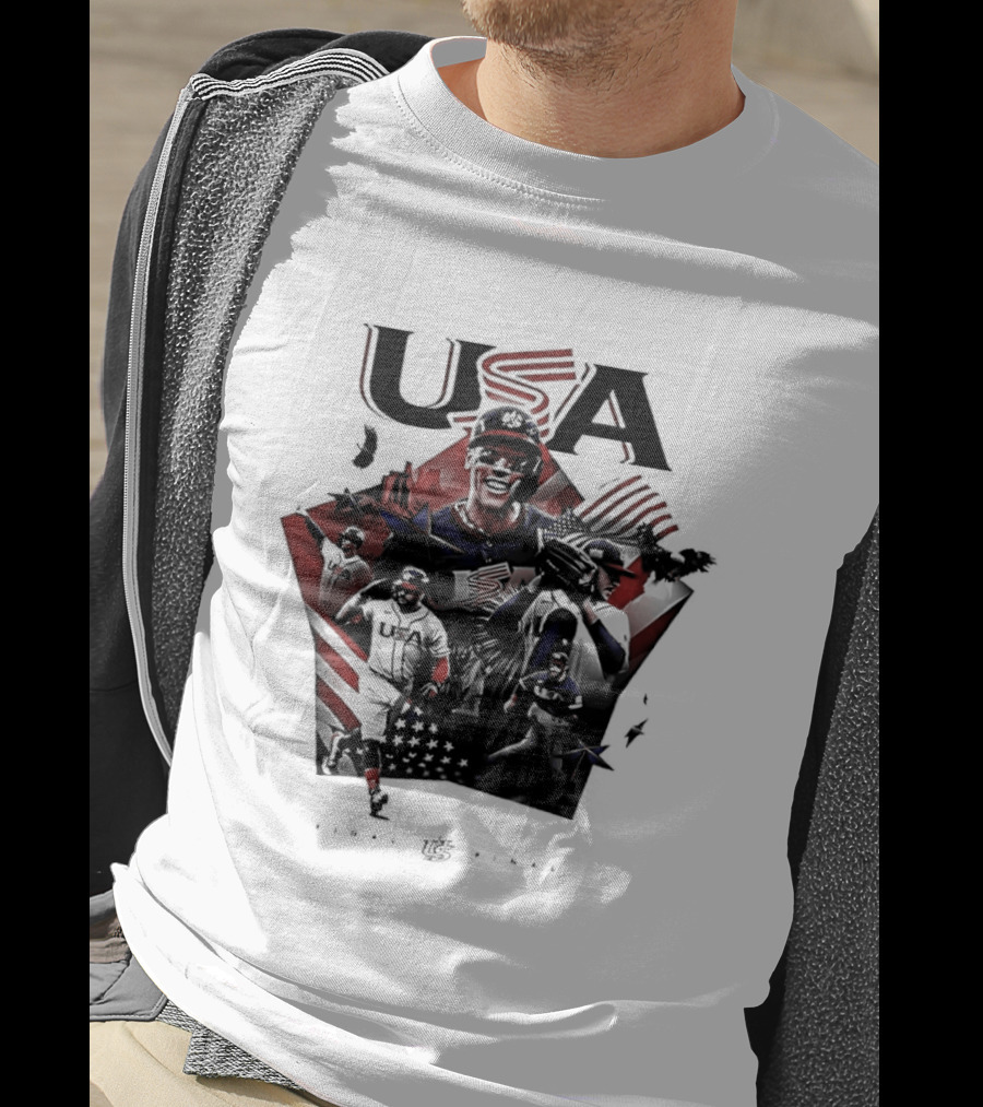 USA Baseball Team Final Third Straight Time Champion T-Shirt