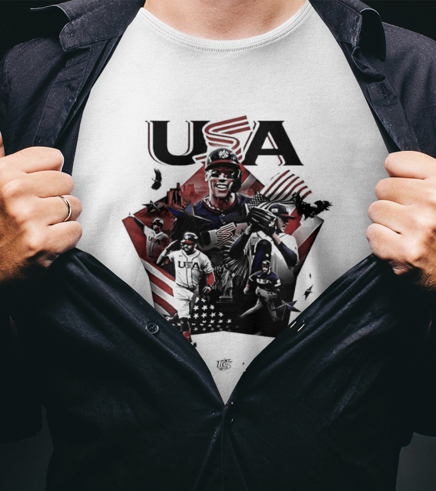 USA Baseball Team Final Third Straight Time Champion T-Shirt