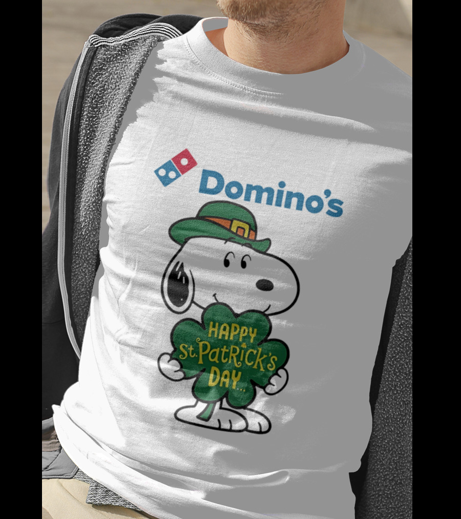 Domino's Snoopy Happy St. Patrick's Day 2026 Collaboration T-Shirt