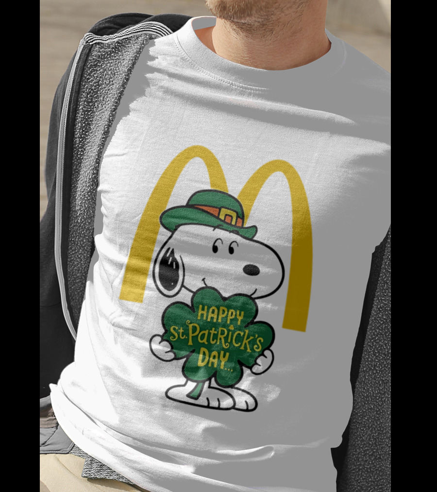 McDonald's Snoopy Happy St. Patrick's Day 2026 Collaboration T-Shirt