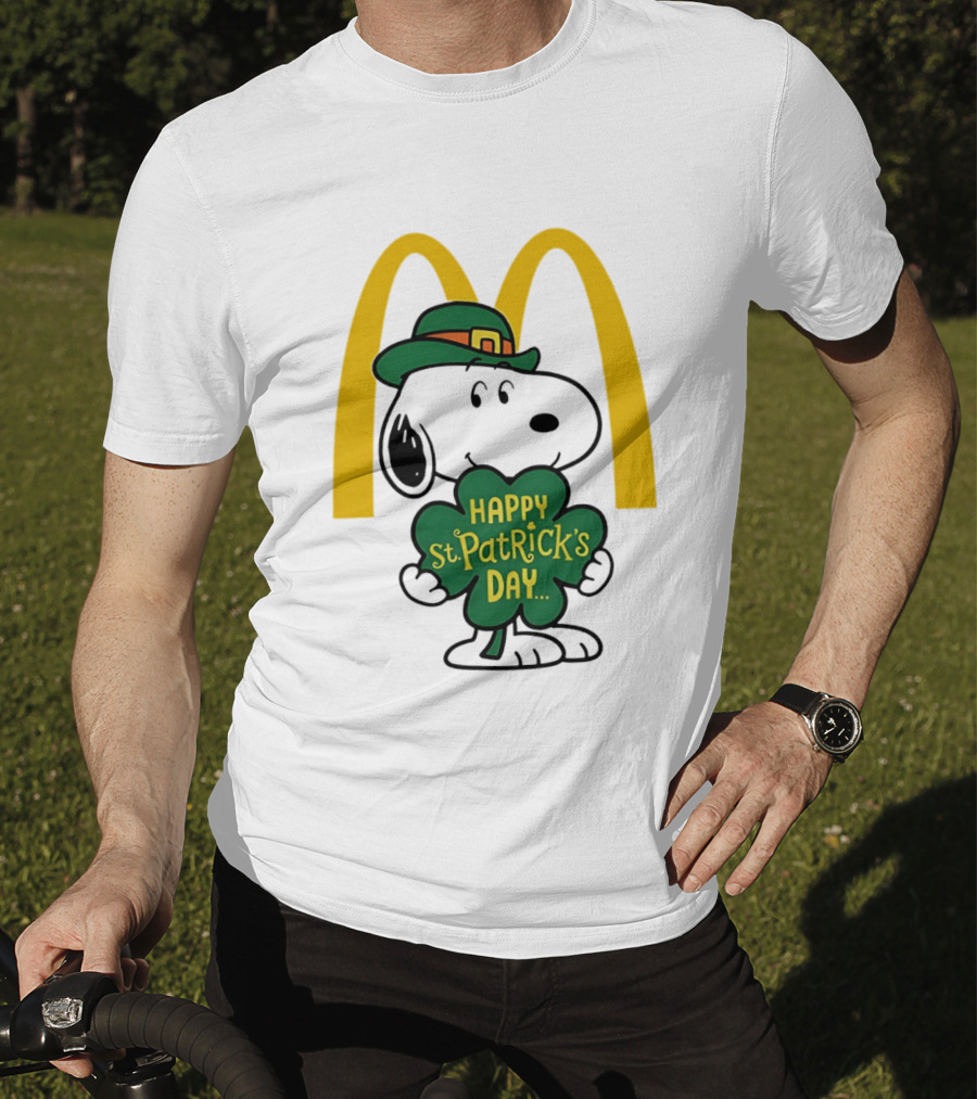 McDonald's Snoopy Happy St. Patrick's Day 2026 Collaboration T-Shirt
