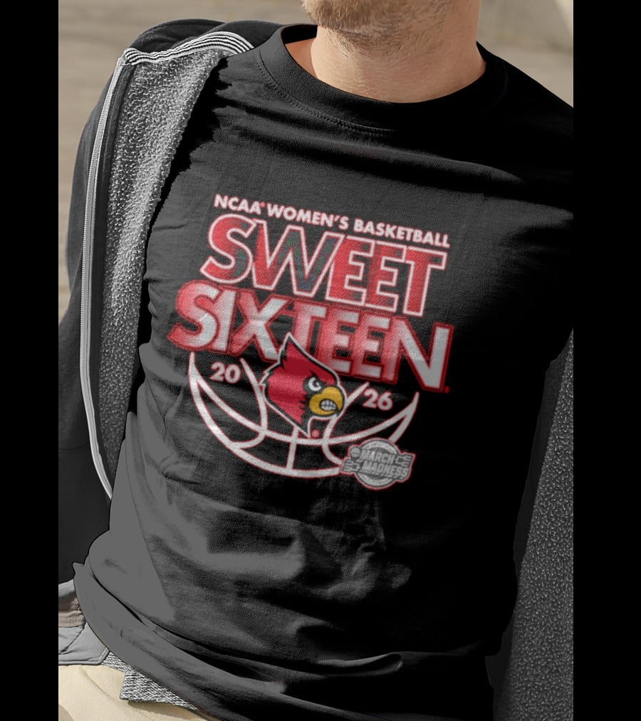 NCAA Women's Basketball Sweet Sixteen 2026 Louisville March Madness T-Shirt