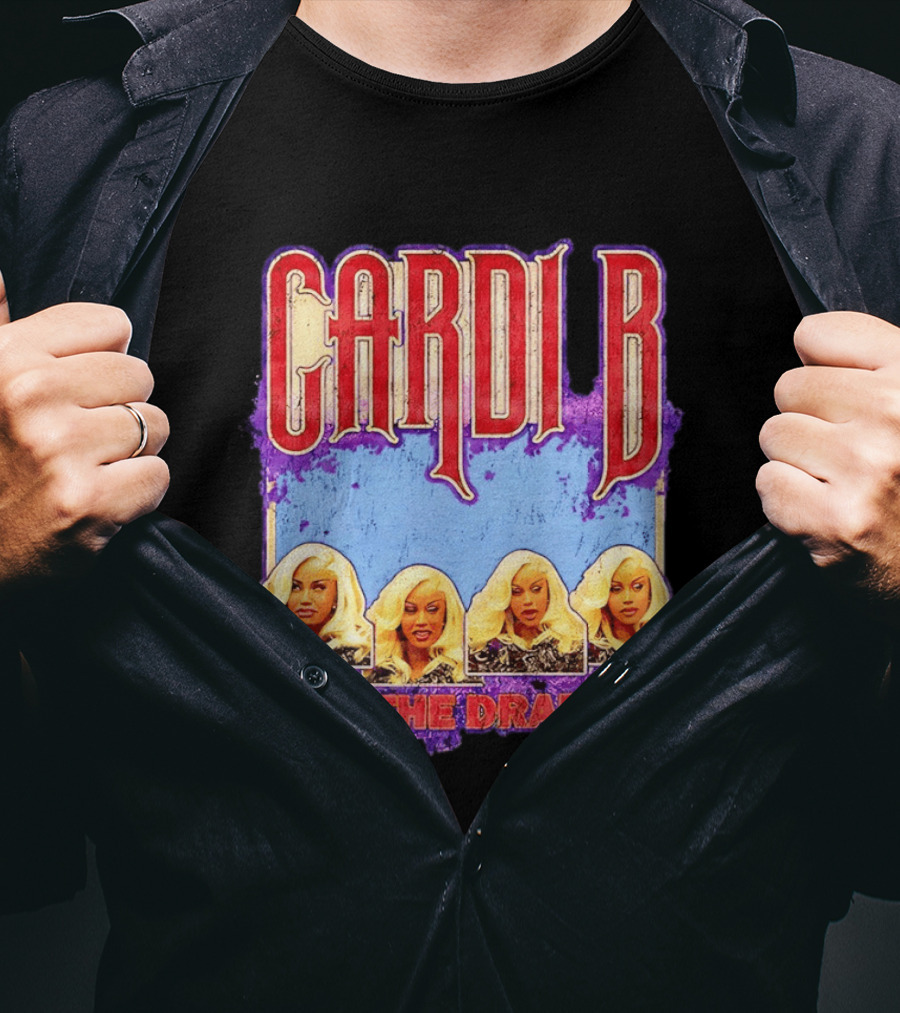 Cardi B Am I The Drama Meme Blonde Faces T-Shirt