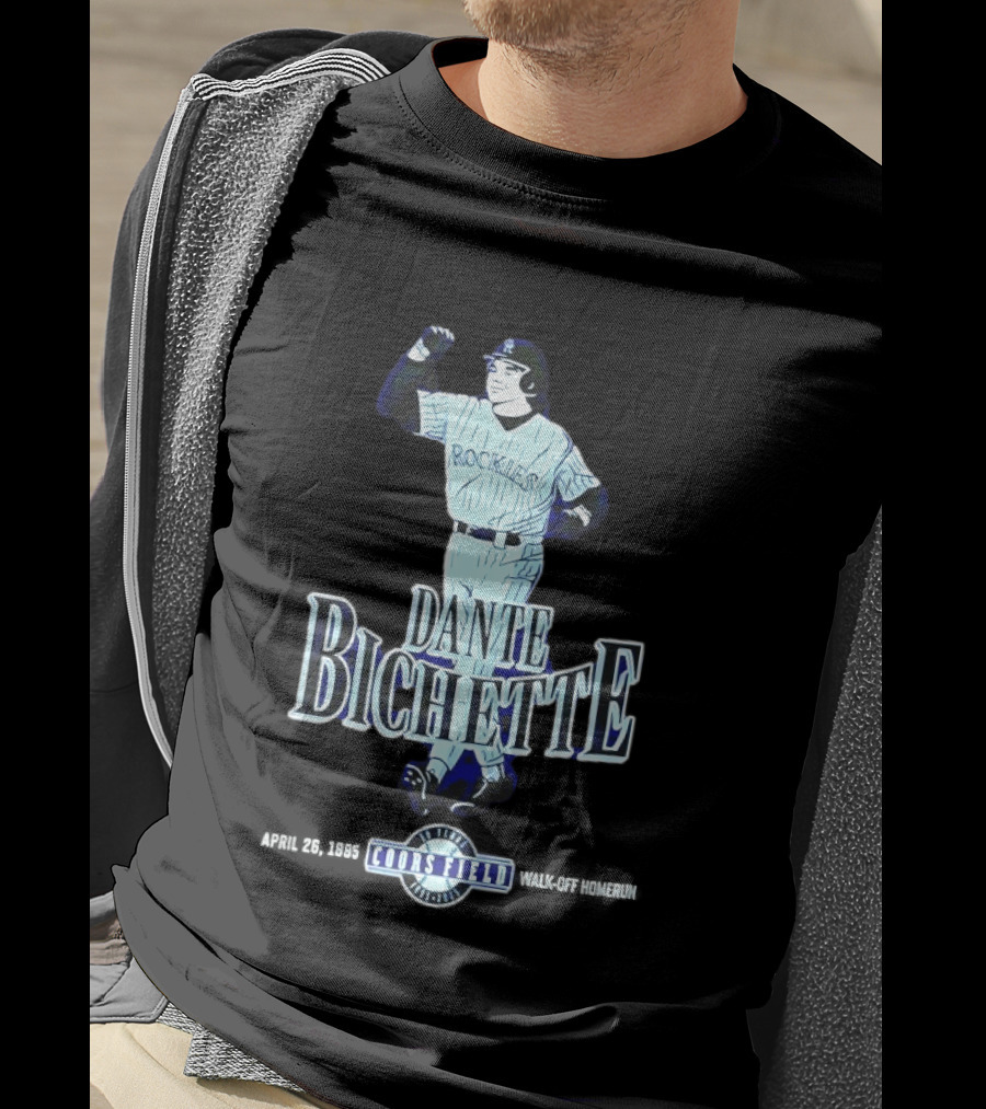 Dante Bichette Rockies Coors Field Walk Off Home Run T-Shirt
