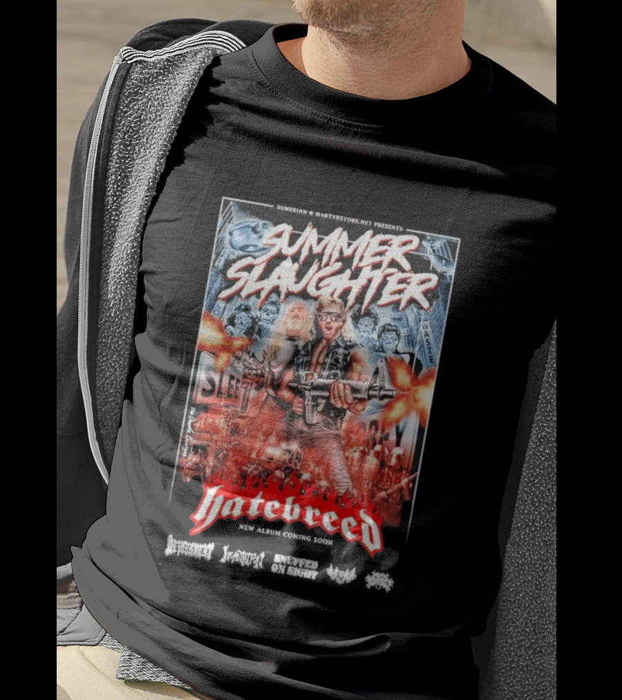 Summer Slaughter Hatebreed Tour 2026 Metal Festival North America Lineup T-Shirt