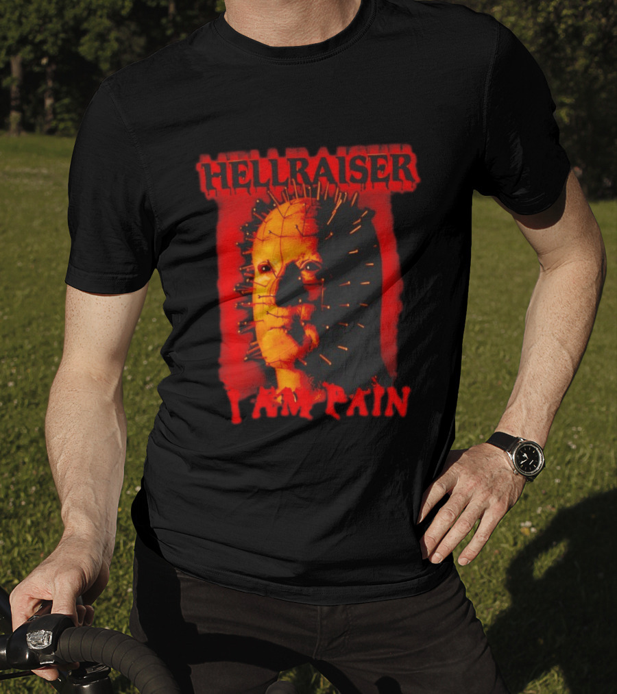 Hellraiser I Am Pain Pinhead Horror Movie T-Shirt