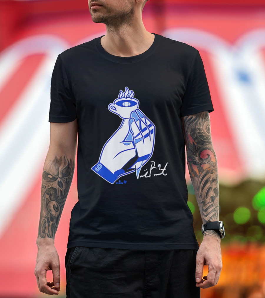 Vinnie Pasquantino Che Vuoi Espresso 9 Baseball Glove Cup Signature T-Shirt