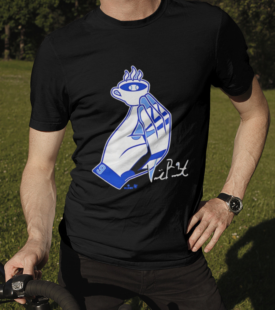 Vinnie Pasquantino Che Vuoi Espresso 9 Baseball Glove Cup Signature T-Shirt