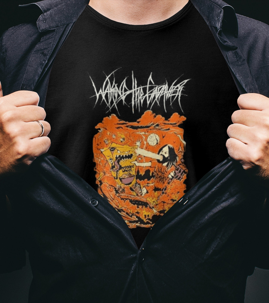 Waking The Cadaver Don Vs Wheat Monster Battle Scene T-Shirt