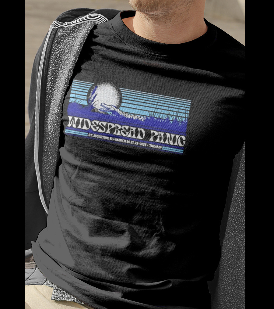 Widespread Panic Event Saint Augustine Amphitheatre March 20 22 2026 T-Shirt