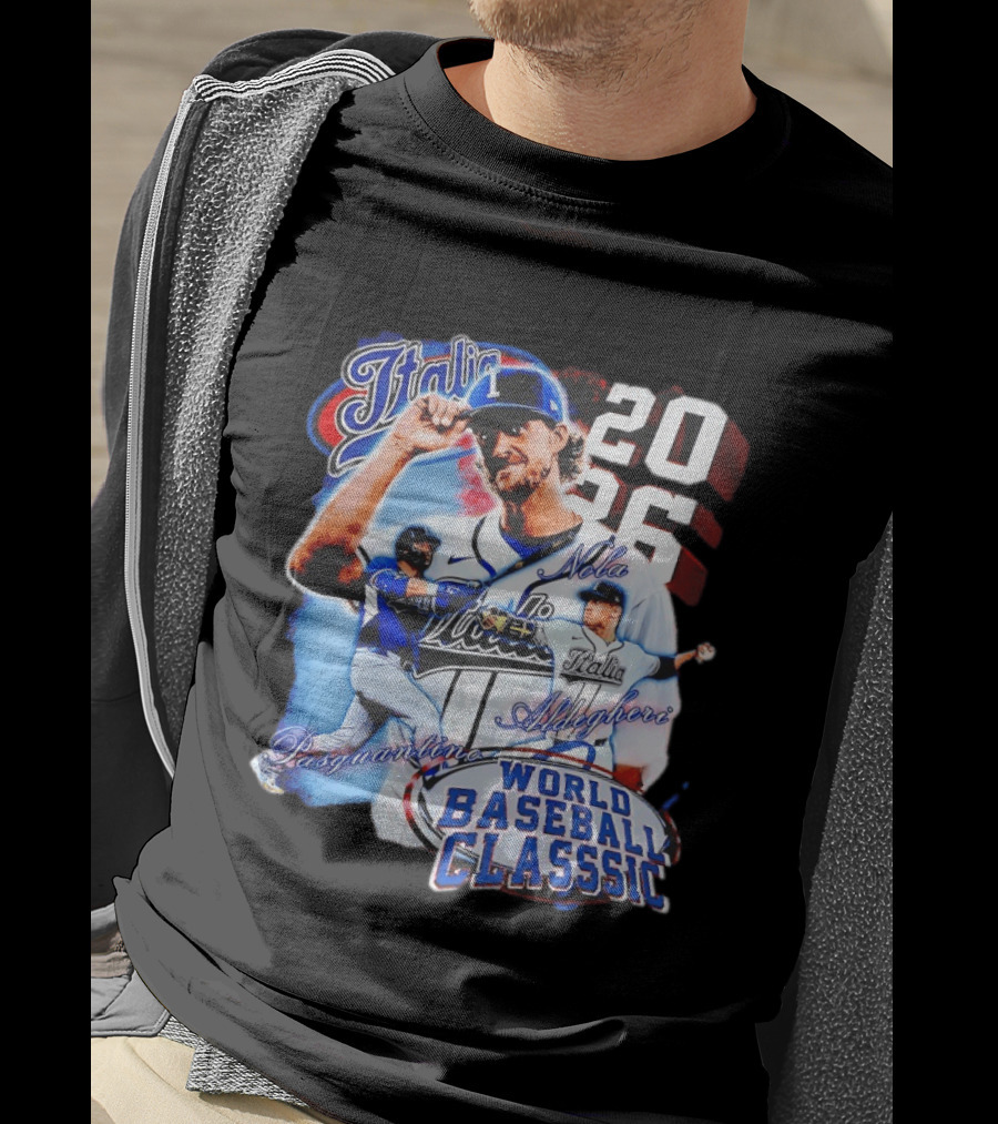 Italia 2026 World Baseball Classic Pasquantino Nola Aldegheri WBC T-Shirt