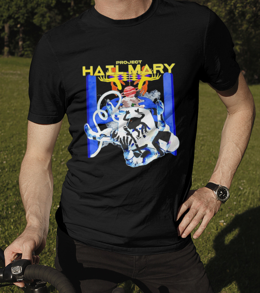 Hail Mary Sci Fi Space Adventure Book Lover T-Shirt