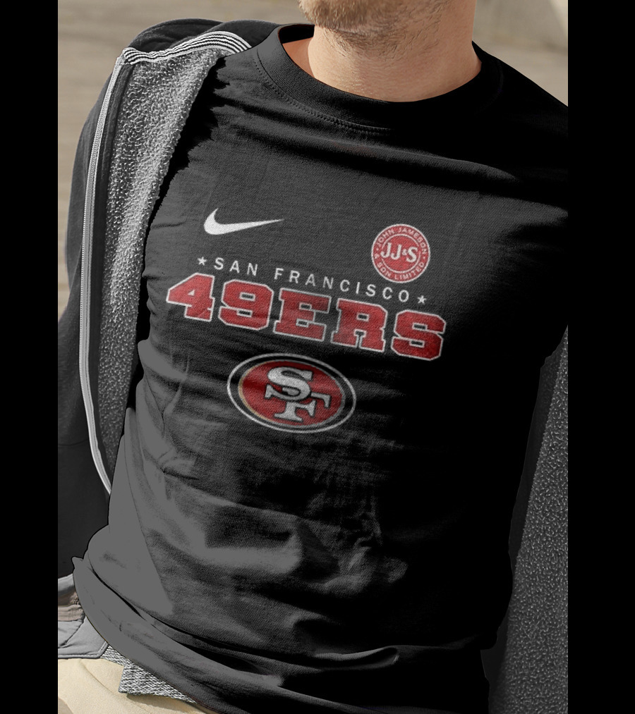 Nike San Francisco 49ers Jameson Irish Whiskey Sine Metu Est 1780 T-Shirt
