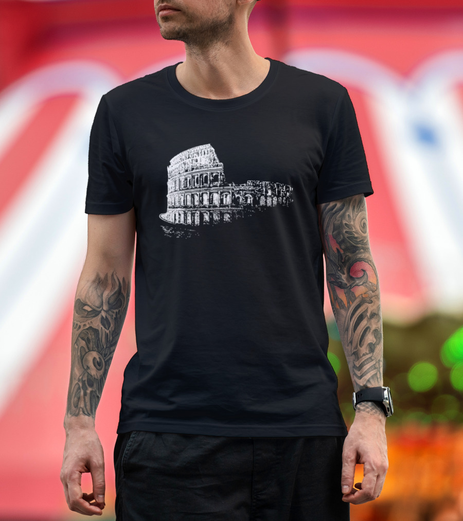 Ancient Rome Colosseum Roman Amphitheatre Historic Landmark Italy T-Shirt