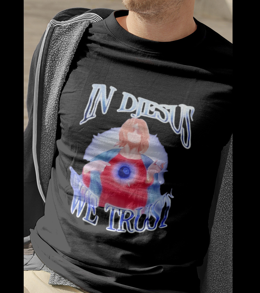 In Diesus We Trust Jesus Rock Pose T-Shirt