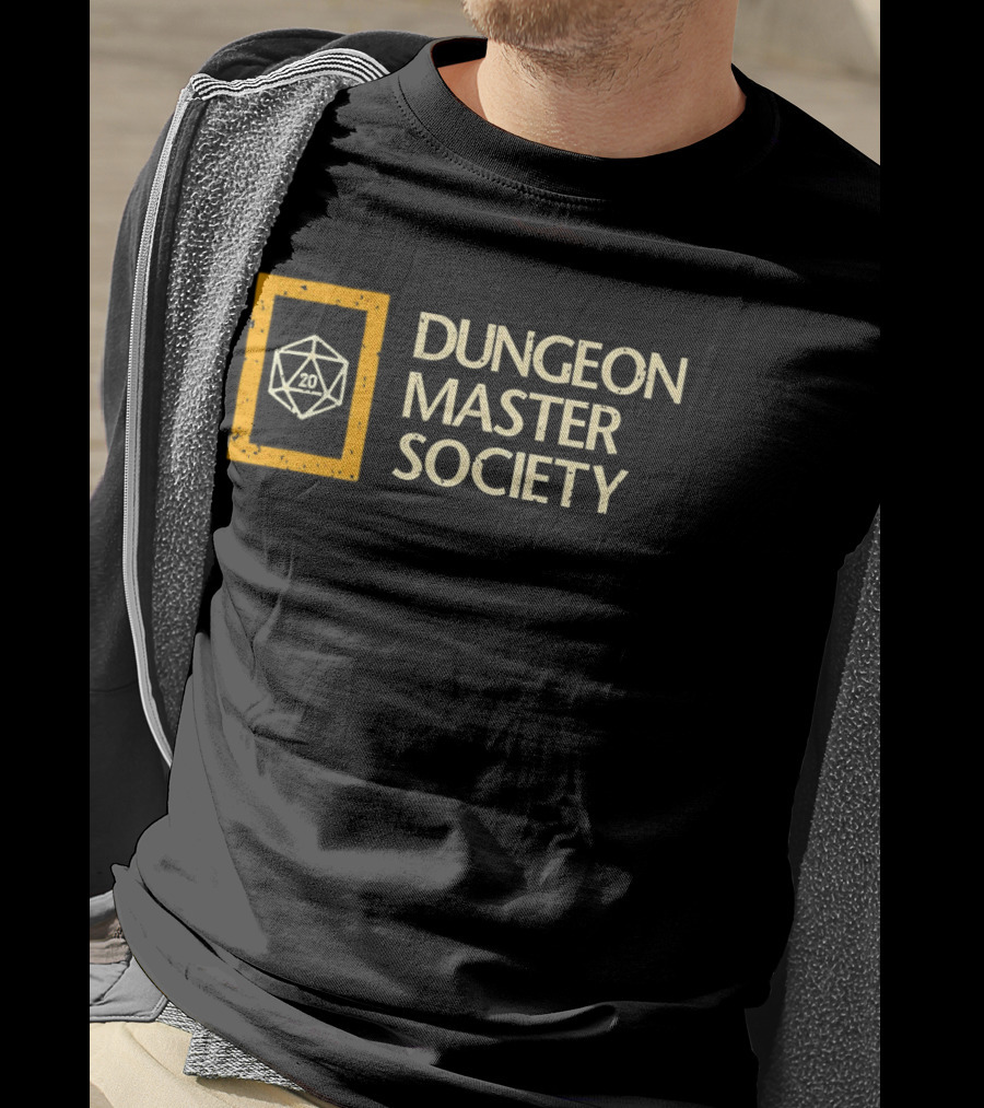 Dungeon Master Society Dungeons And Dragons Dice T-Shirt