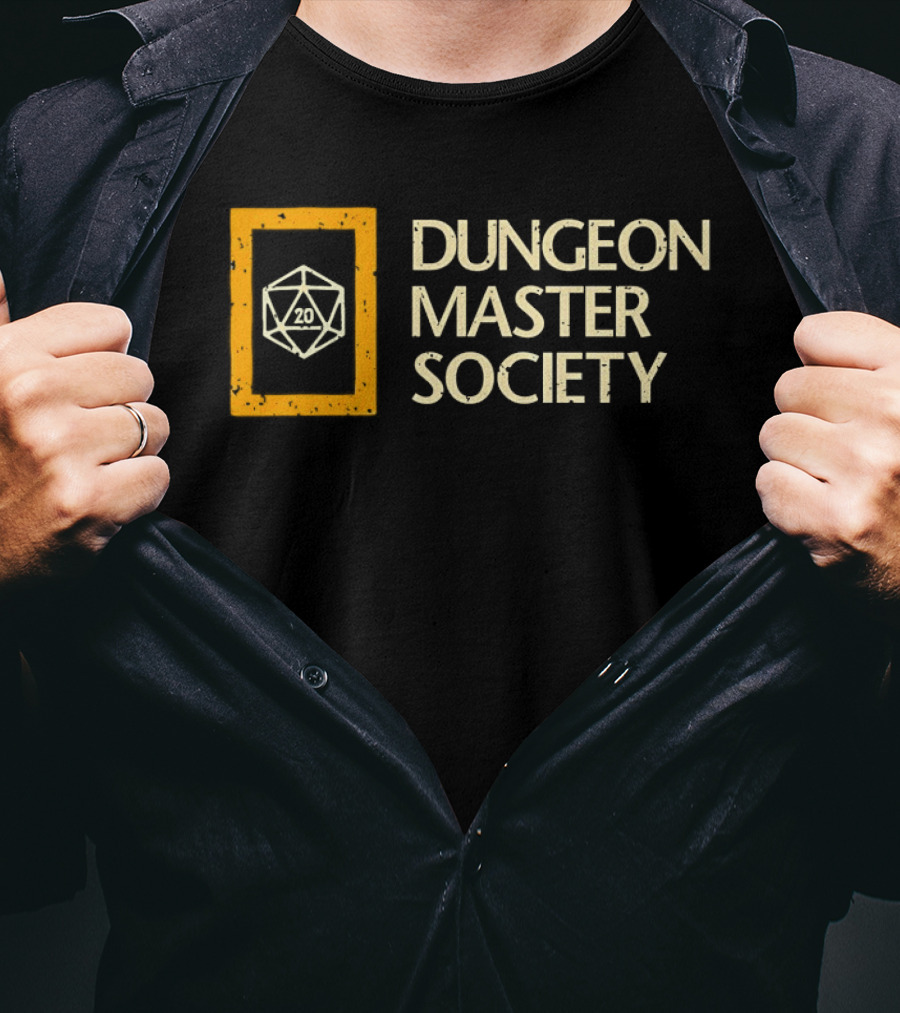 Dungeon Master Society Dungeons And Dragons Dice T-Shirt