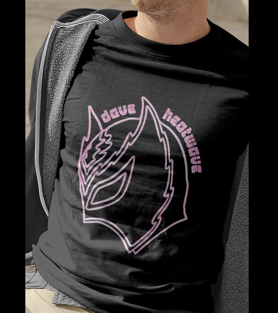 Matt Mercer Dave Heatwave Mask Iconic Luchador T-Shirt