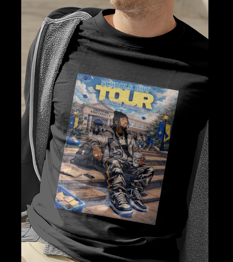 Shordie Shordie Schools Out Tour 2026 Trippers University Campus Scene T-Shirt