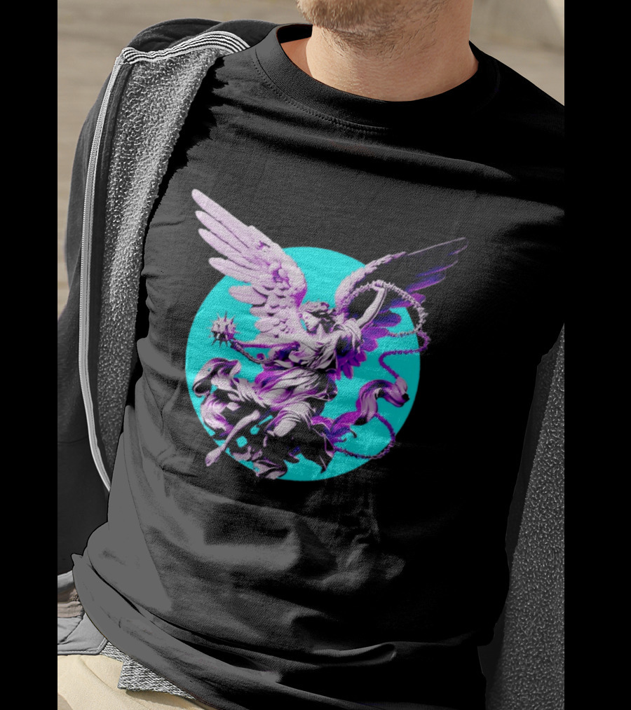 Medieval Angel Renaissance Bernini Italy Gothic Middle Ages Sculpture Aesthetic T-Shirt