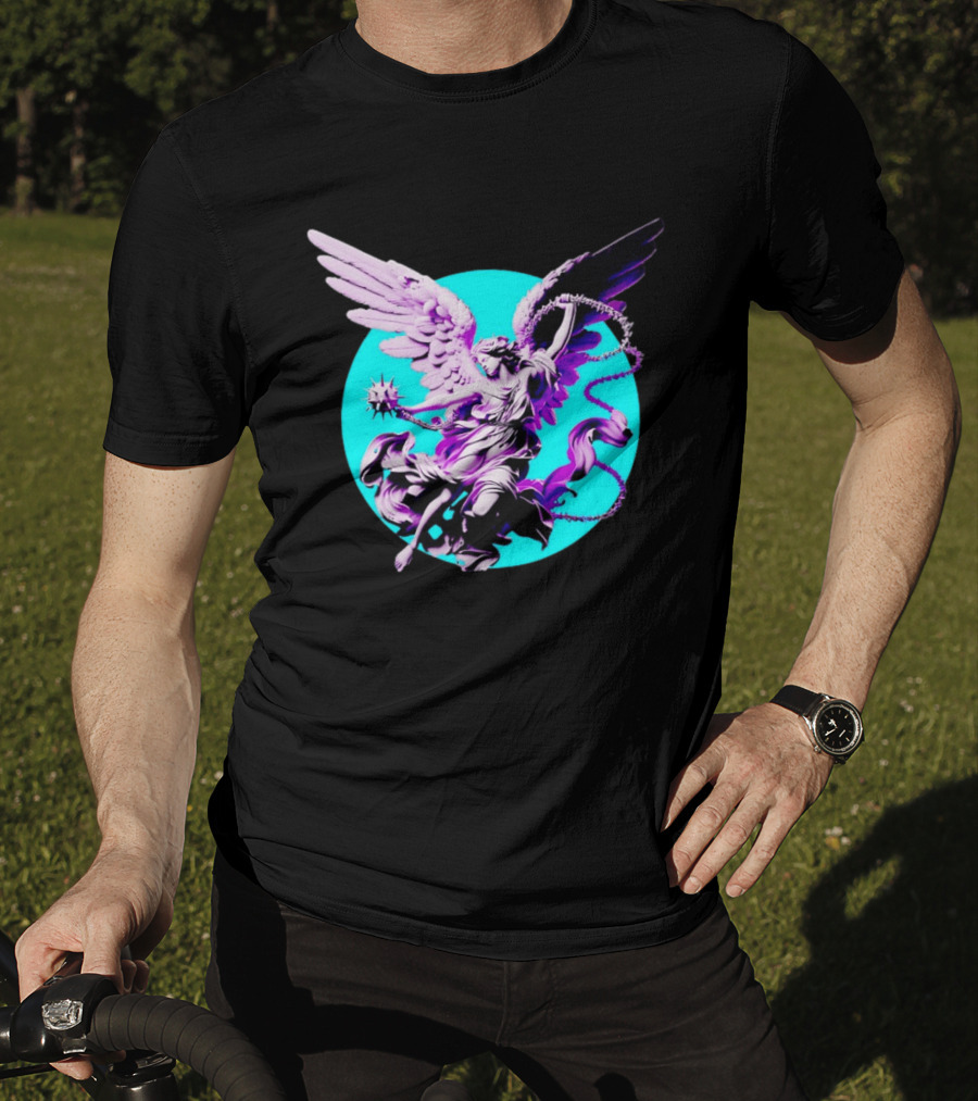 Medieval Angel Renaissance Bernini Italy Gothic Middle Ages Sculpture Aesthetic T-Shirt