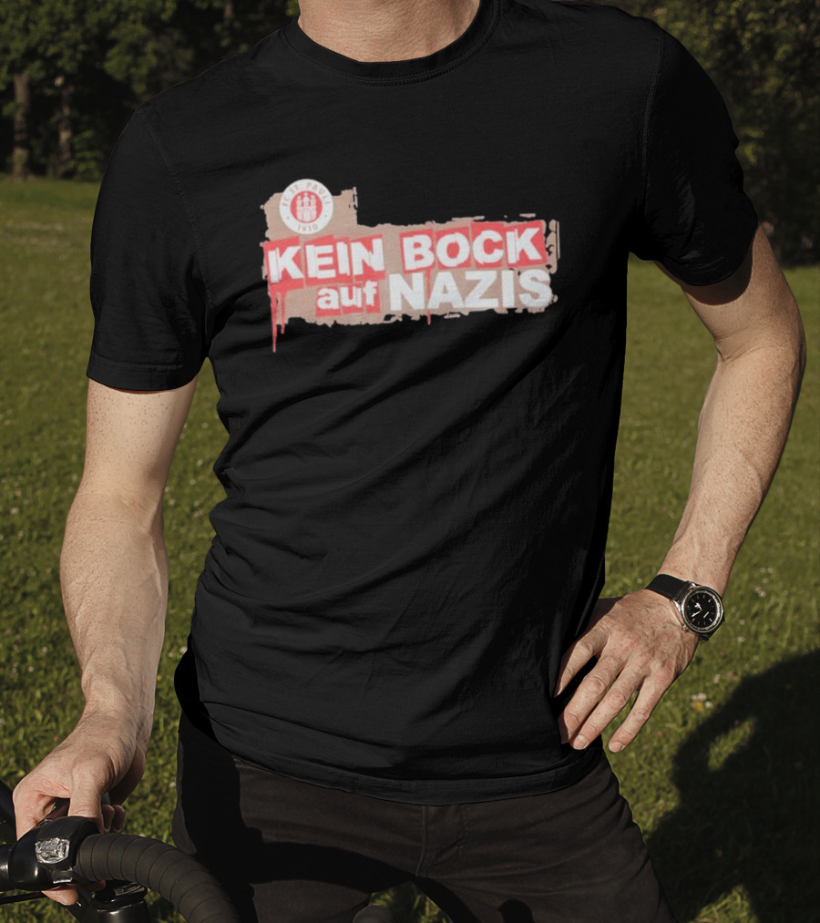 FC St Pauli Kein Bock Auf Nazis Anti Fascist T-Shirt