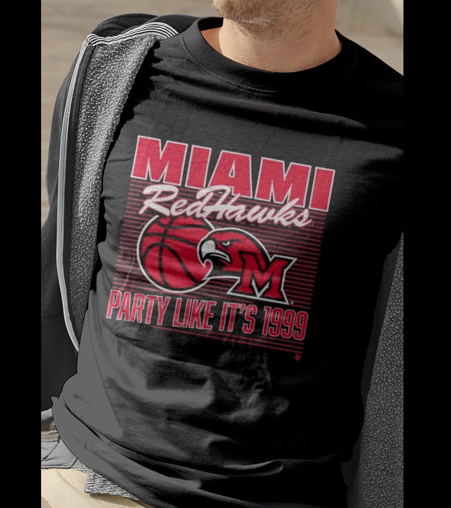 Miami RedHawks Basketball Party Like It's 1999 T-Shirt