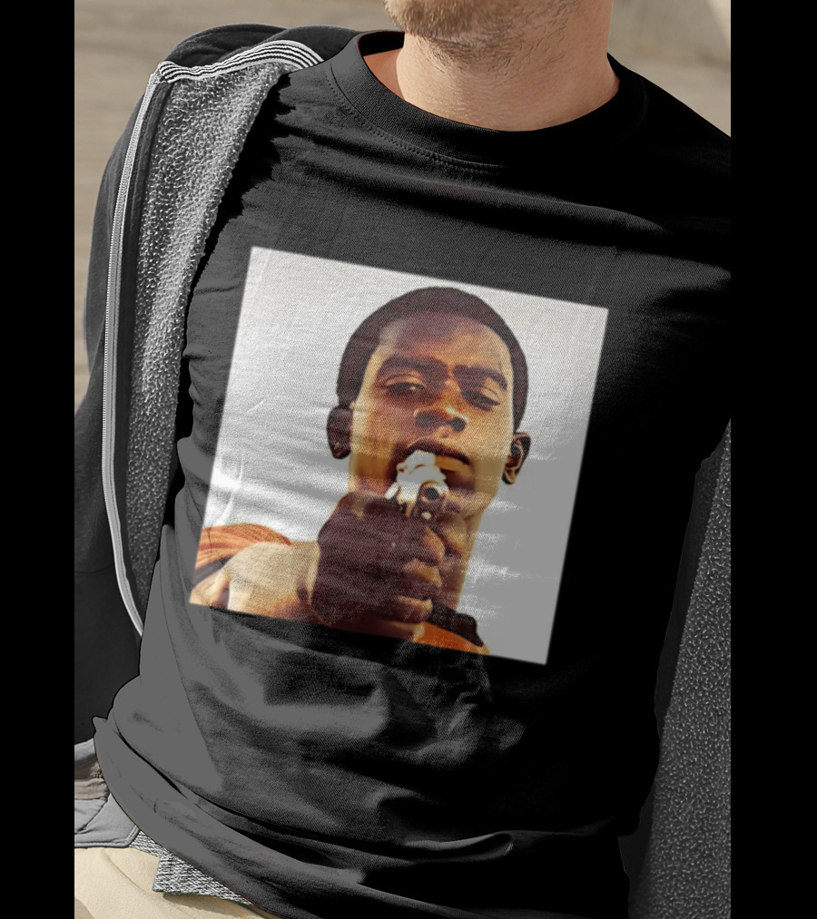 Snowfall TV Series 2017 Damson Idris Character With Gun T-Shirt
