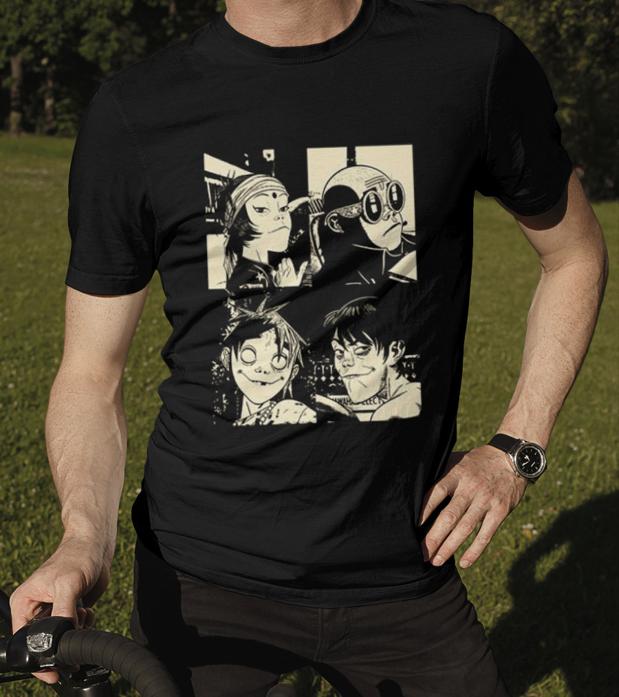 Gorillaz The Mountain Tour 2023 Dates And Locations Vintage Band T-Shirt