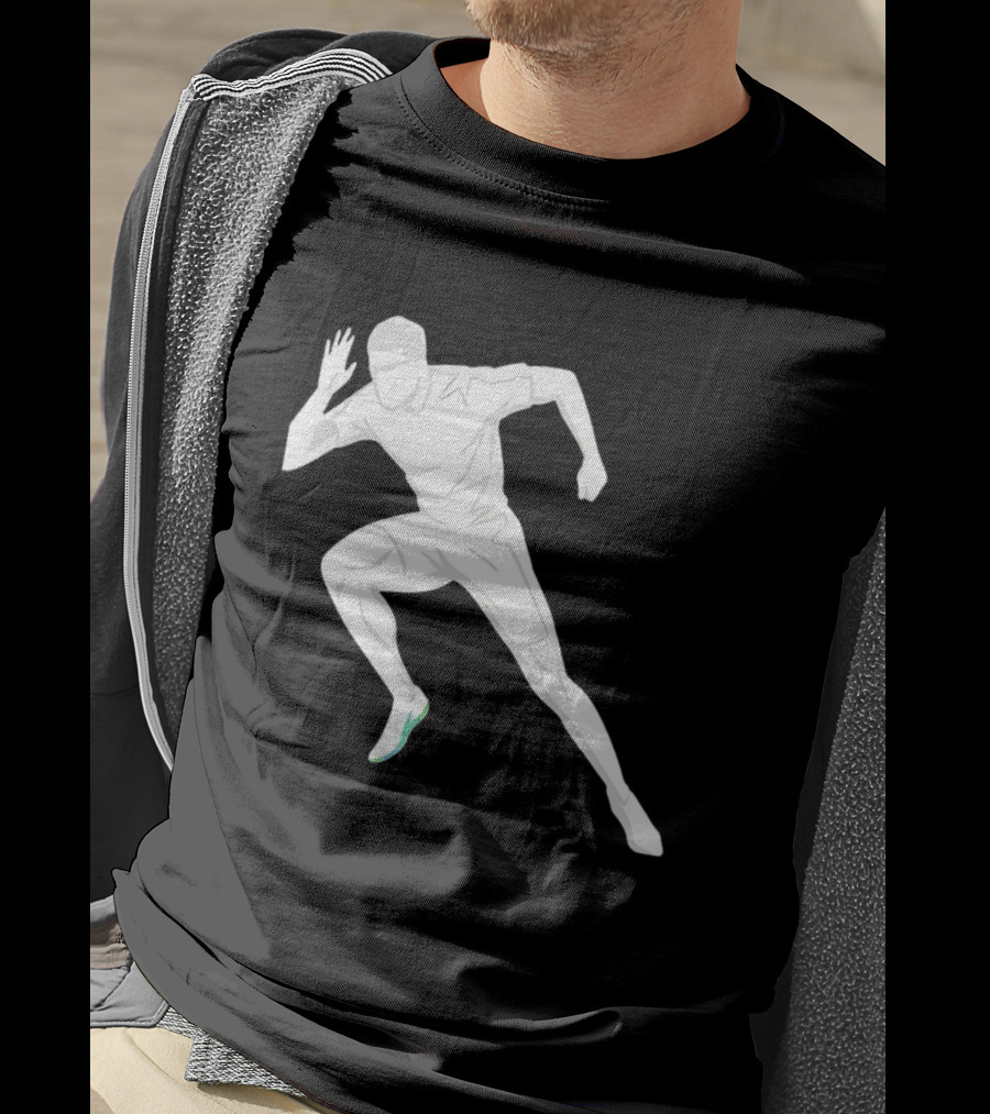 Sprint Athlete Dynamic Pose Running T-Shirt