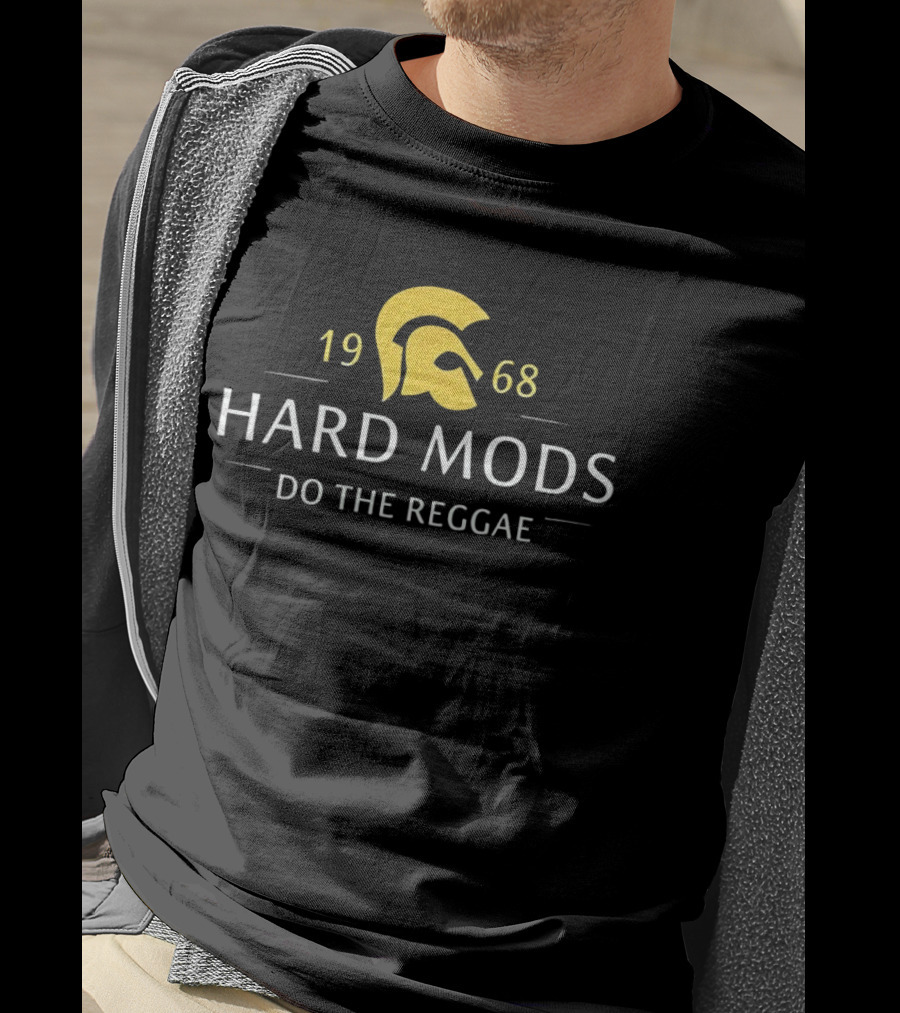 1968 Hard Mods Do The Reggae Spartan Helmet T-Shirt