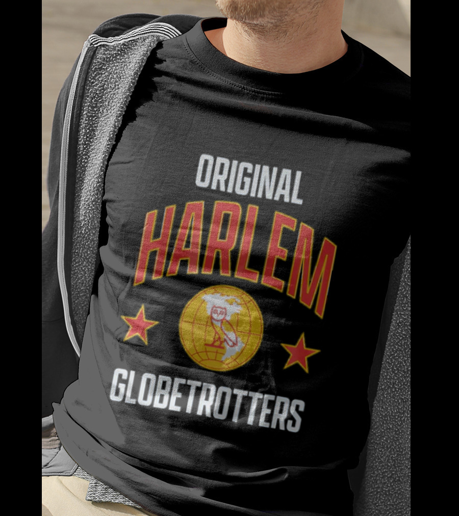 Original Harlem Globetrotters Owl And Stars T-Shirt