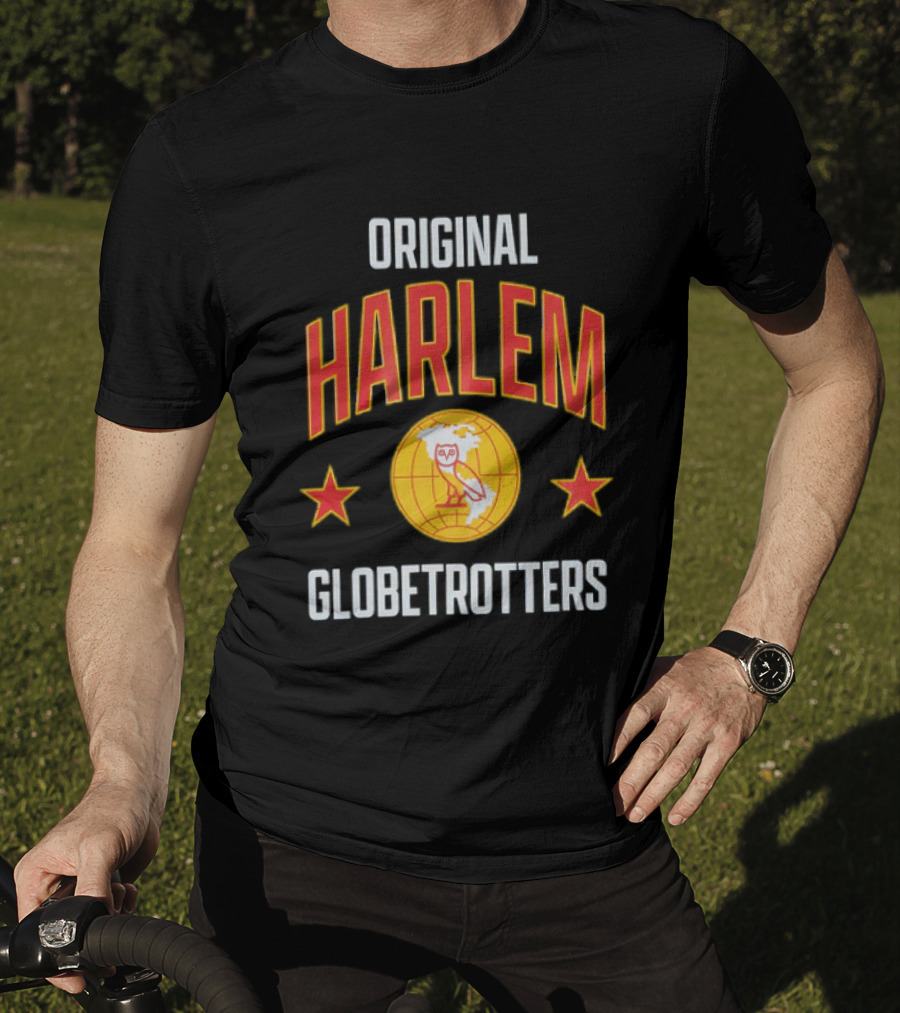 Original Harlem Globetrotters Owl And Stars T-Shirt