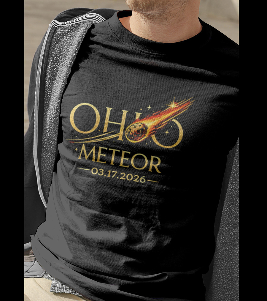 Ohio Meteor 03 17 2026 Impact Event Prediction T-Shirt