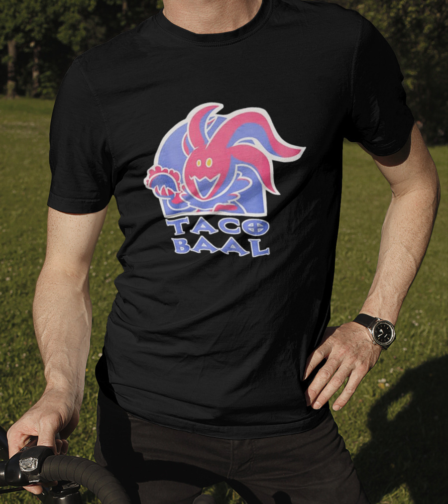 Taco Baal Jester Demon Holding Taco T-Shirt